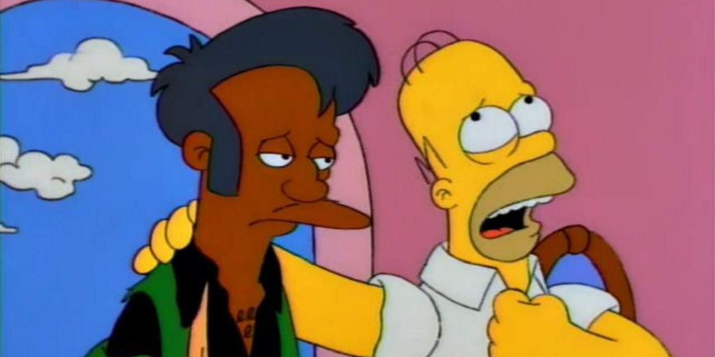 The Simpsons Apu Homer drunk