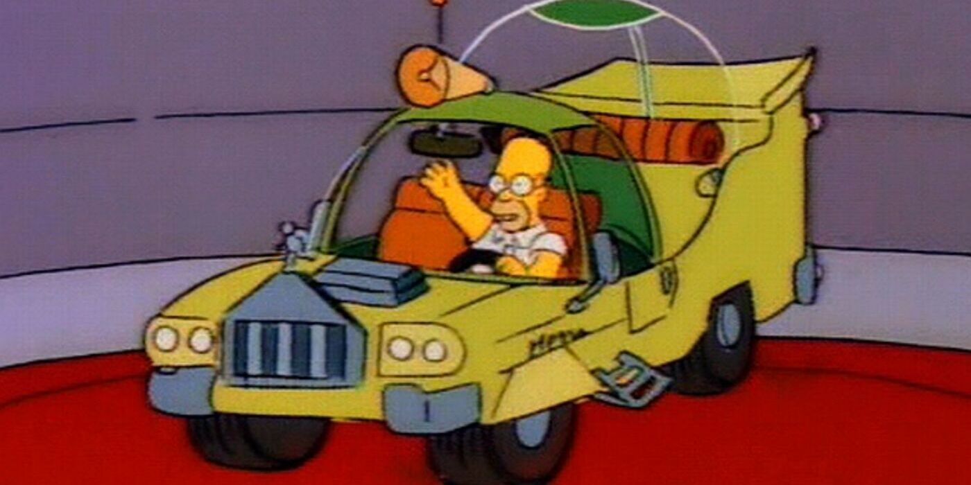 The Simpsons Homer car
