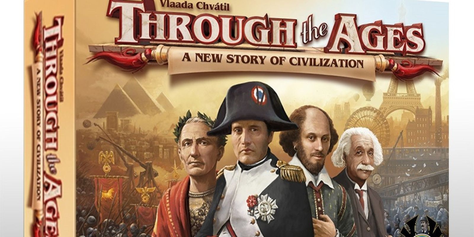 Through The Ages Board Game Box Cover Art