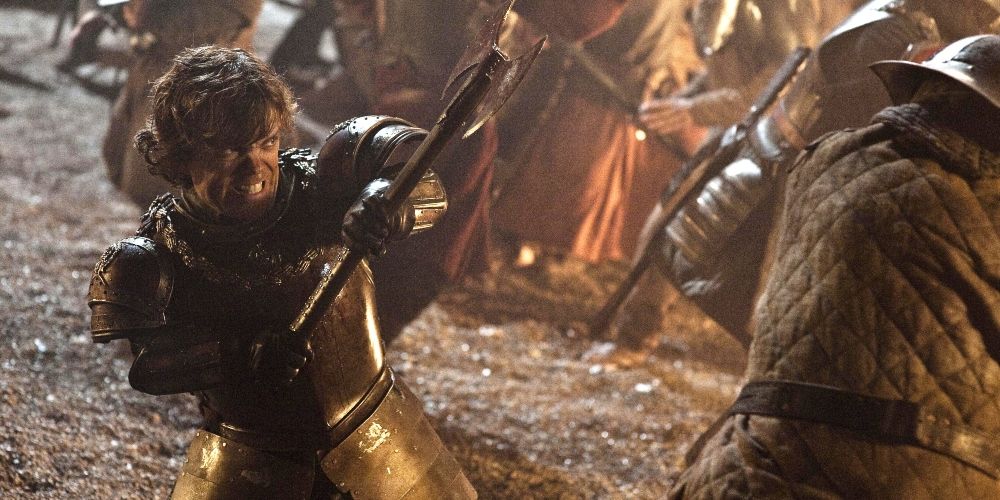 Tyrion leads the counter-attack at Blackwater Bay in Game of Thrones