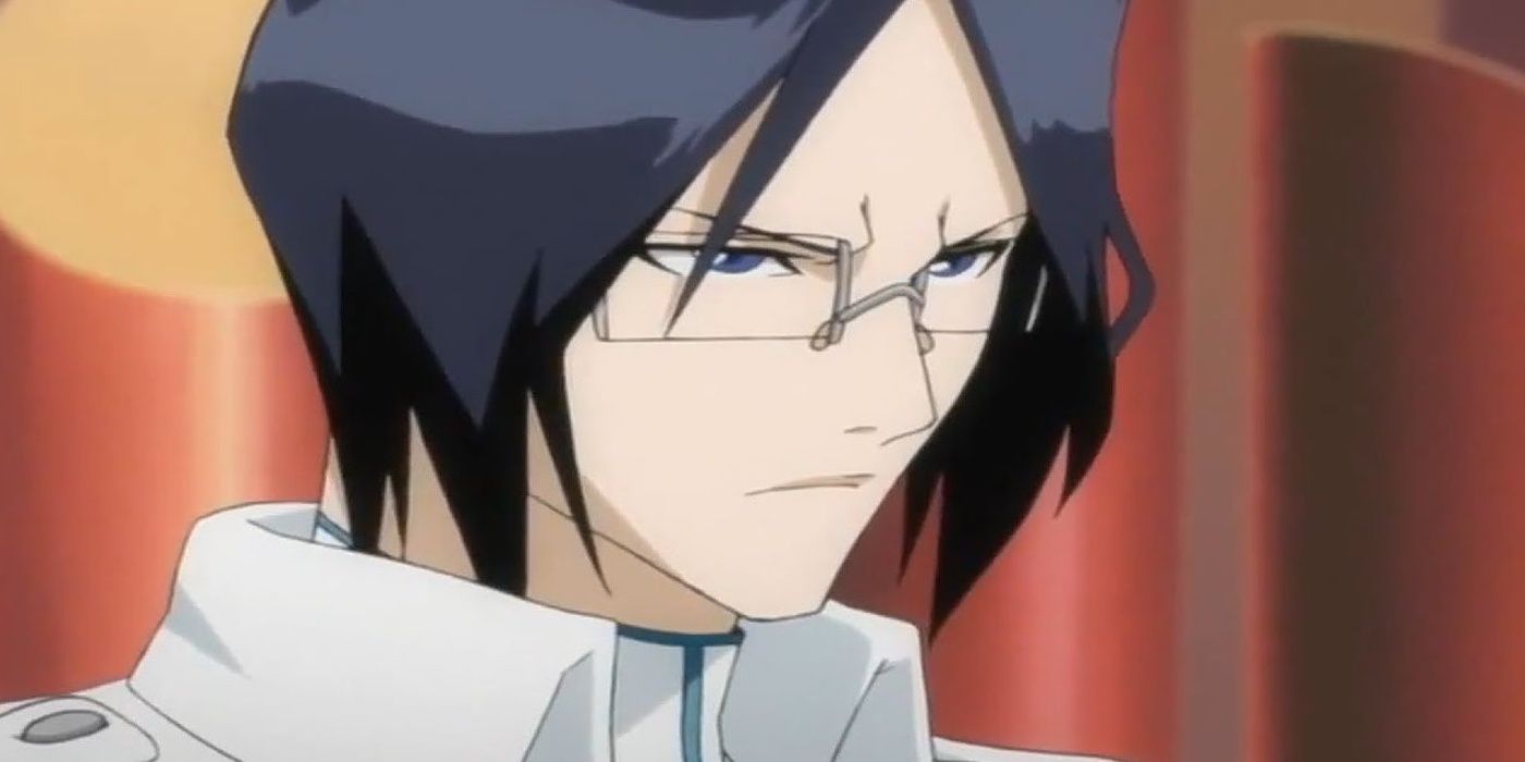 Uryu Ishida Looking Stern In Bleach