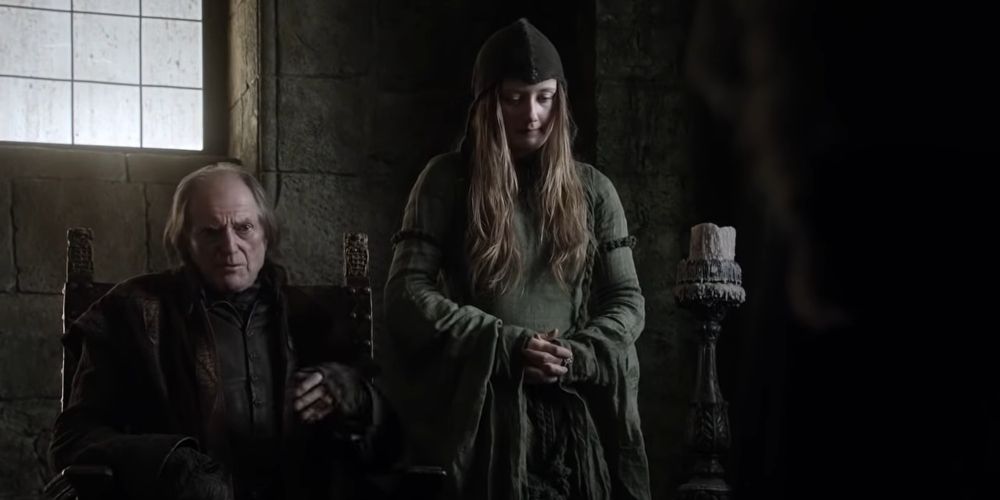 Lord Walder Frey negotiates a marriage pact Game of Thrones