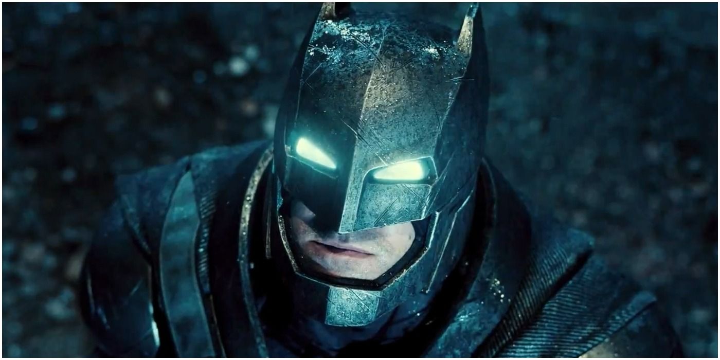 O Batman blindado de Ben Affleck em Batman v Superman: Dawn of Justice.