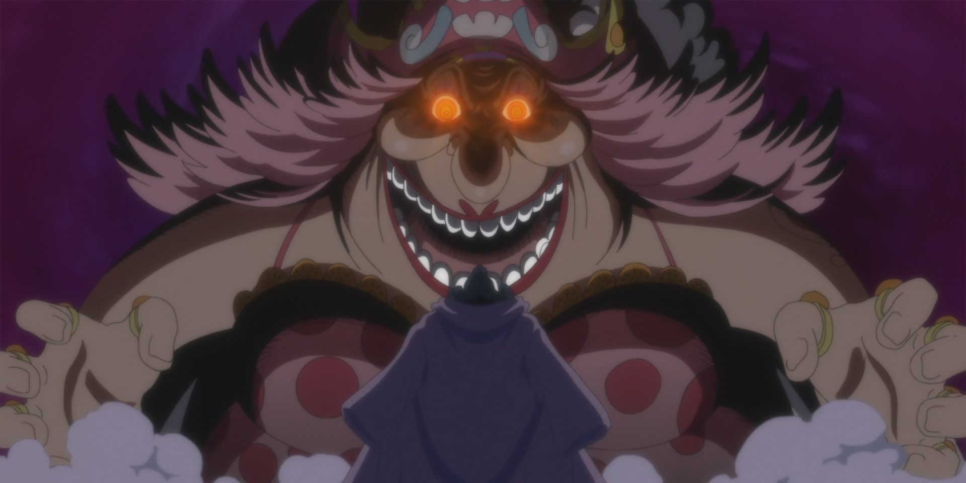 Big Mom from One Piece looking hungry