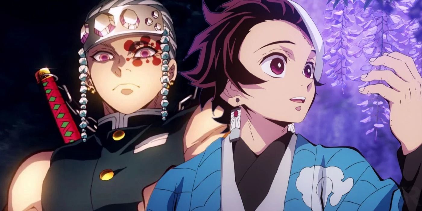 Tanjiro and Tengen Uzui in Demon Slayer