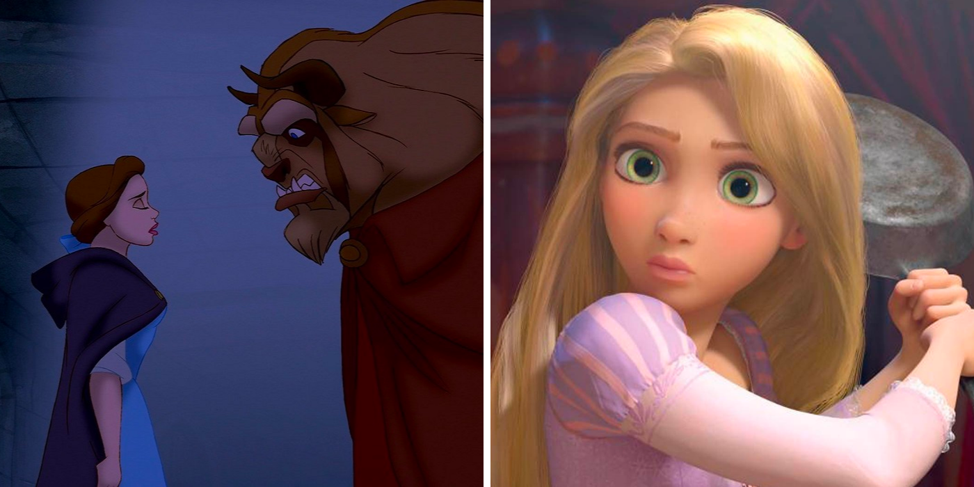 The Beauty and The Beast & Rapunzel from Tangled