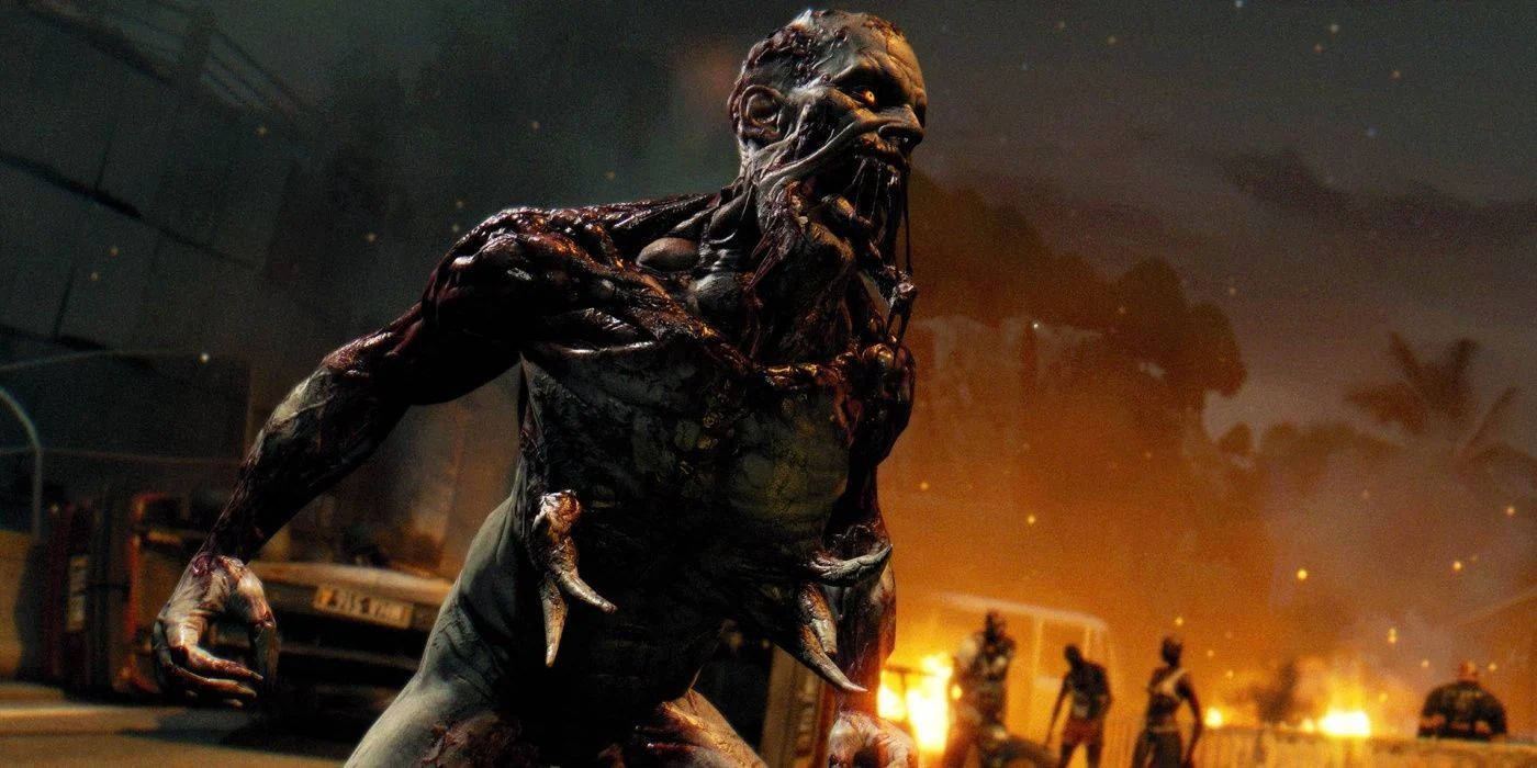 Terrifying zombie in Dying Light's The Following DLC.