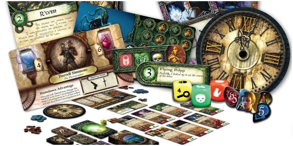 Elder Sign Game Components and Box
