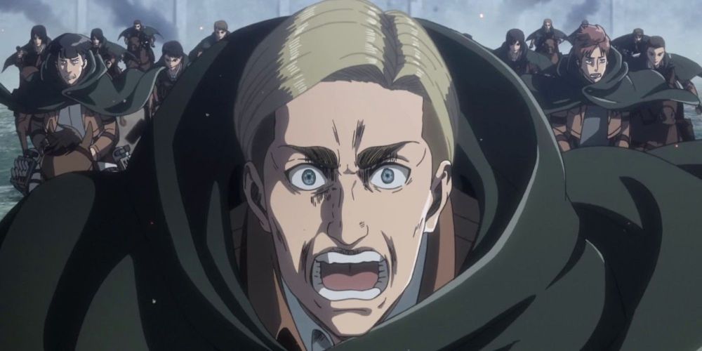 Erwin leads the charge in battle