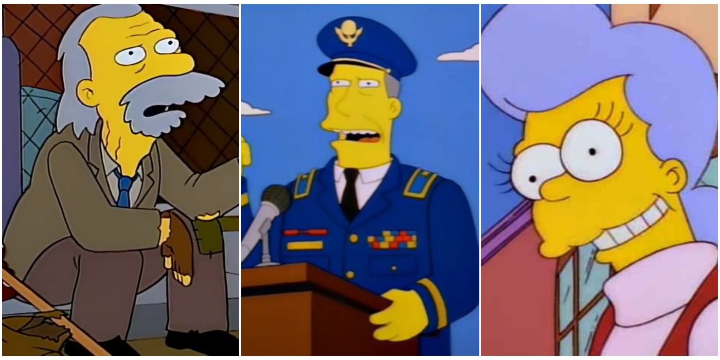 Kirk Douglas, Willem Dafoe, and Glenn Close on The Simpsons