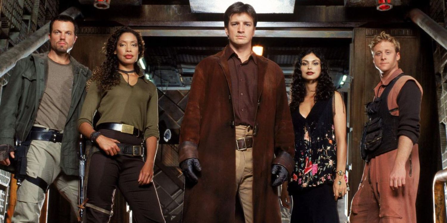 Malcolm Reynolds and the crew of Serenity in Firefly.