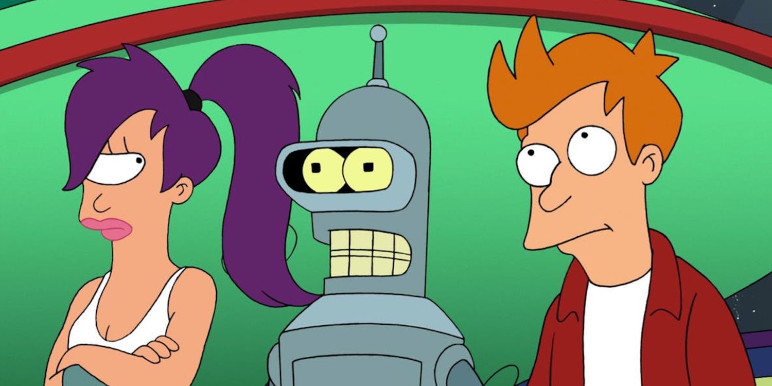 Leela, Bender, and Fry from Futurama