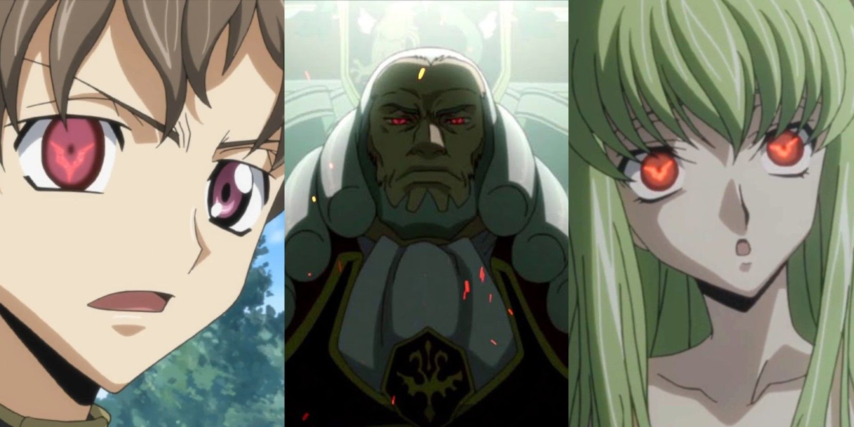 Rolo, Charles and CC were users of Geass in Code Geass