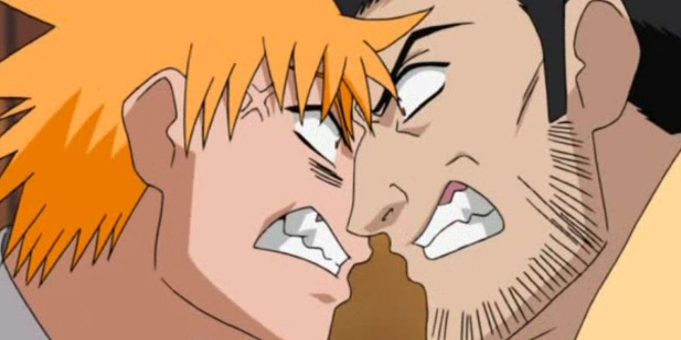 ichigo butting heads with isshin