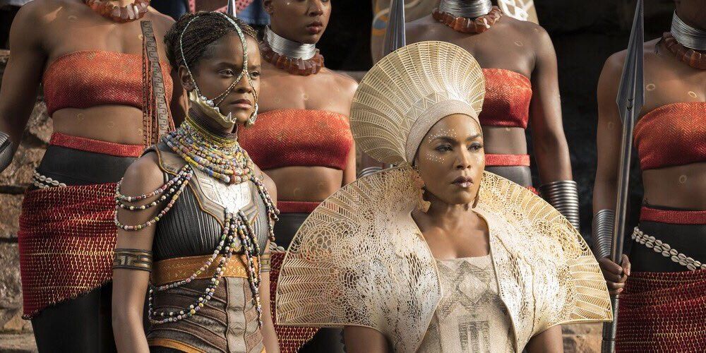 Shuri and Ramonda showing support in Black Panther