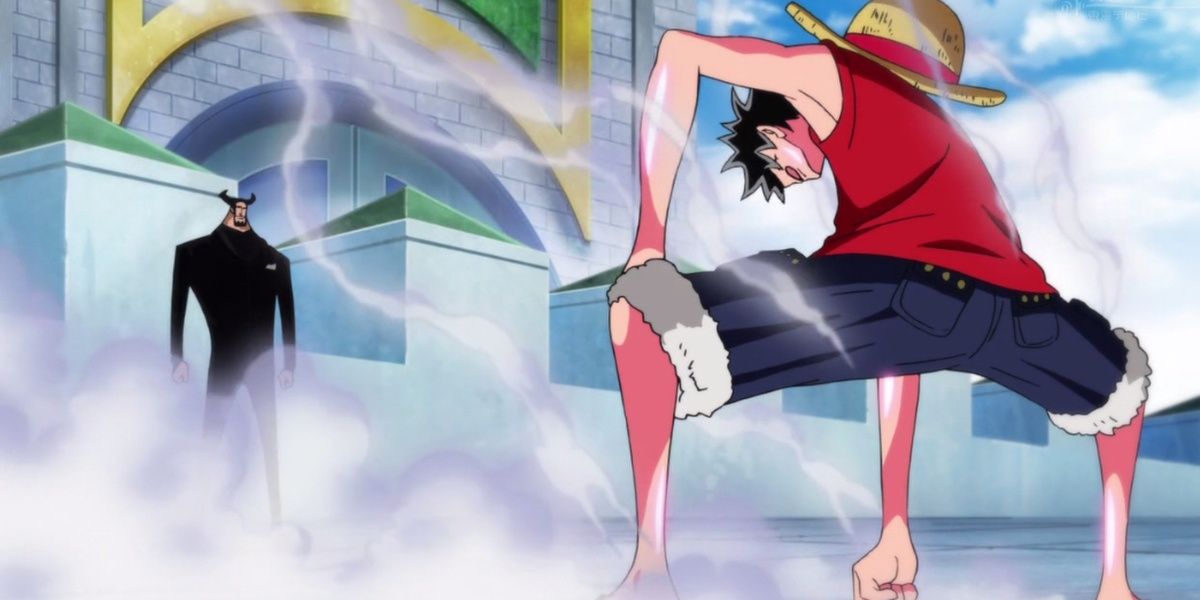 luffy using gear second - one piece