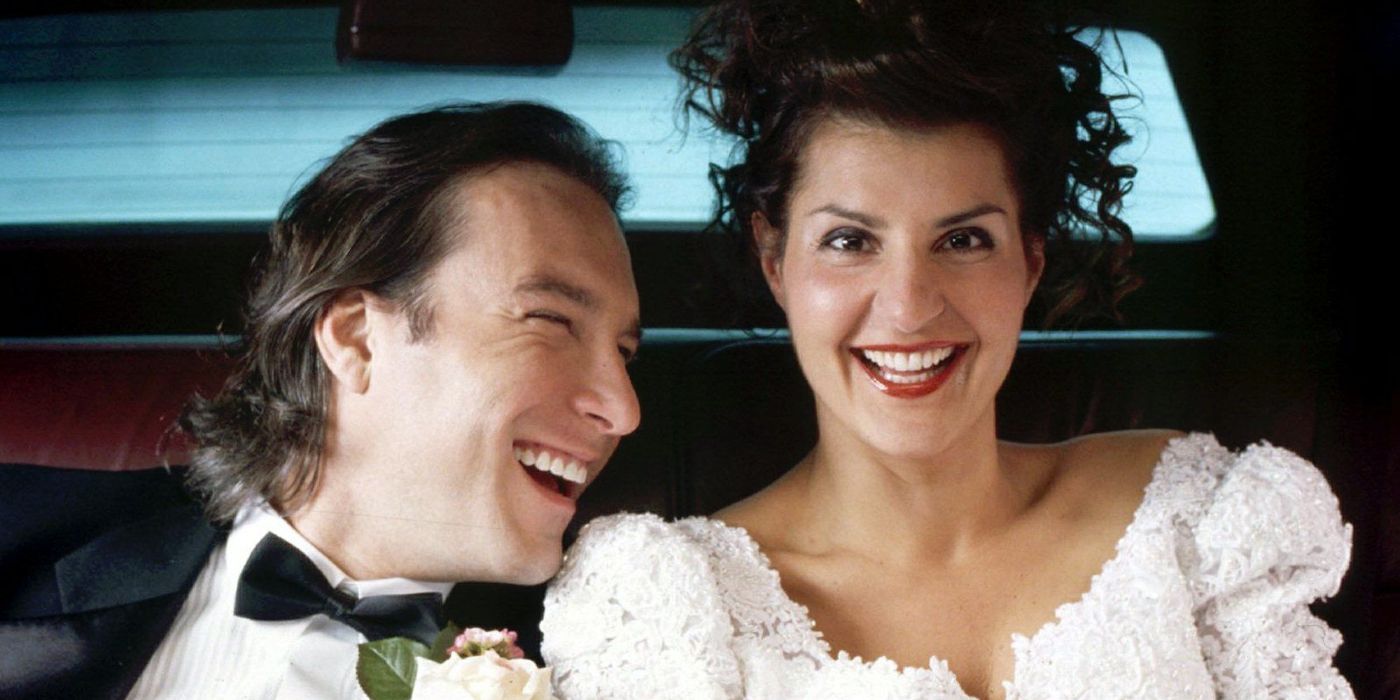 An image of the main characters from My Big Fat Greek Wedding