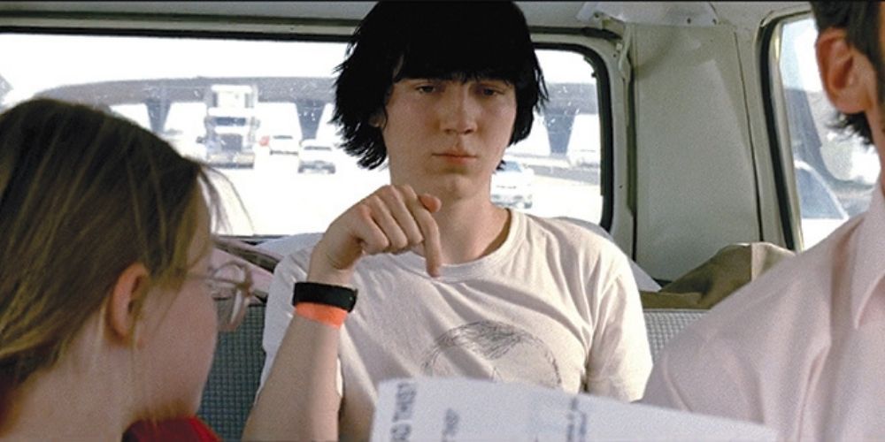 Paul Dano's character in Little Miss Sunshine learns he's color blind