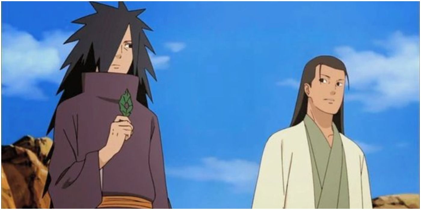 Madara and Hashirama in Konoha in Naruto.