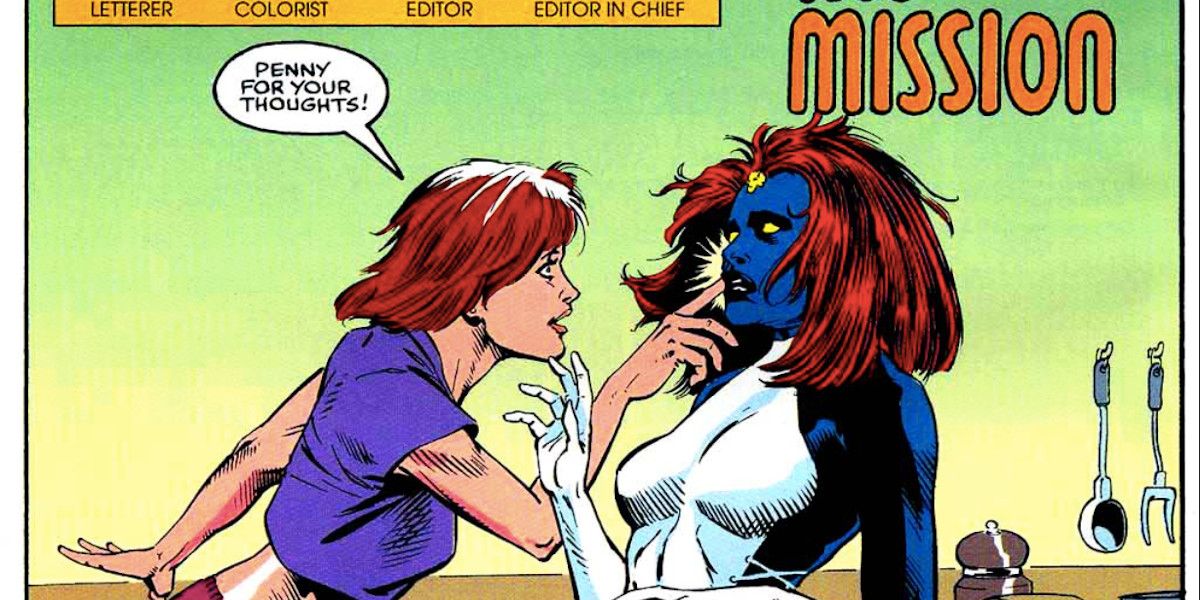rogue touching mystique's face to steal her powers