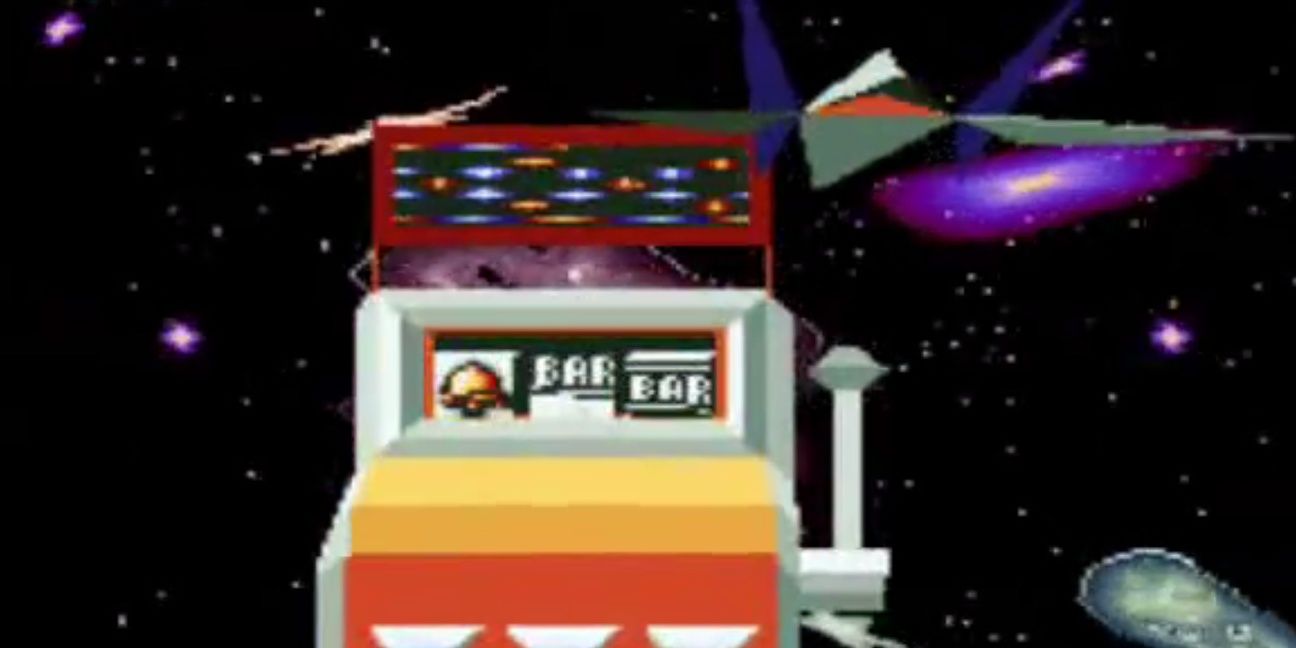 Slot Machine boss battle in Star Fox.