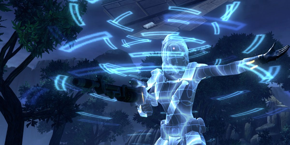 An Operative enters stealth in The Old Republic