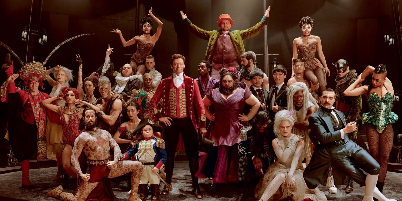 The cast of The Greatest Showman