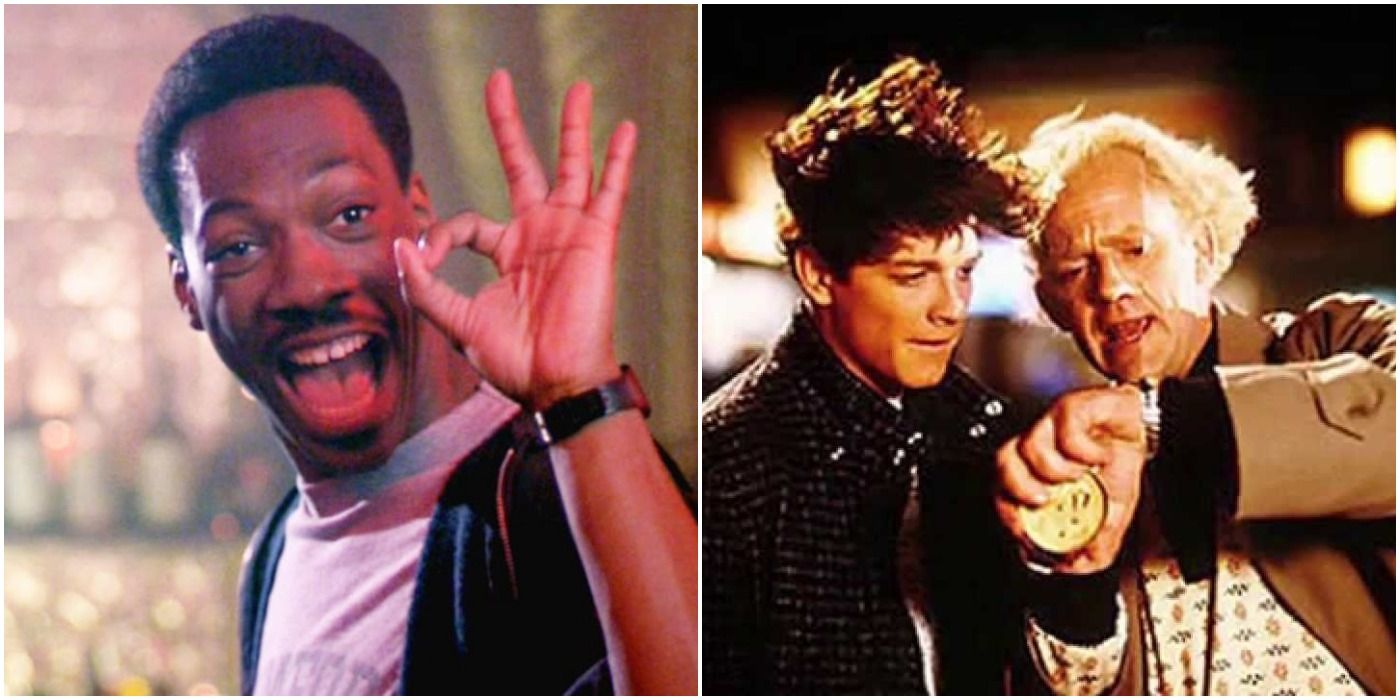 Eddie Murphy in Beverly Hills Cop and Eric Stoltz in Back to the Future