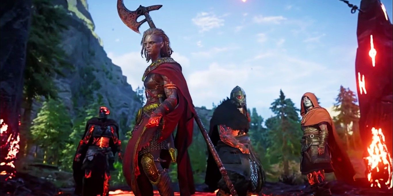 Screenshot of antagonists in Assassin's Creed Valhalla Dawn of Ragnarök.