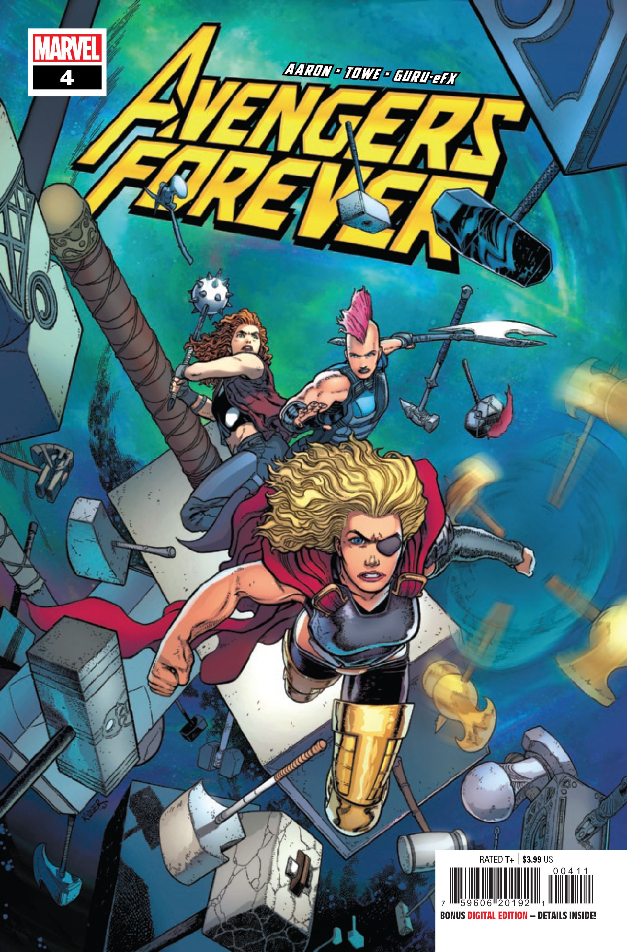 Aaron Kuder's cover for Avengers Forever #4.