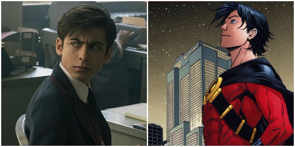 Aidan Gallagher and Tim Drake as Red Robin