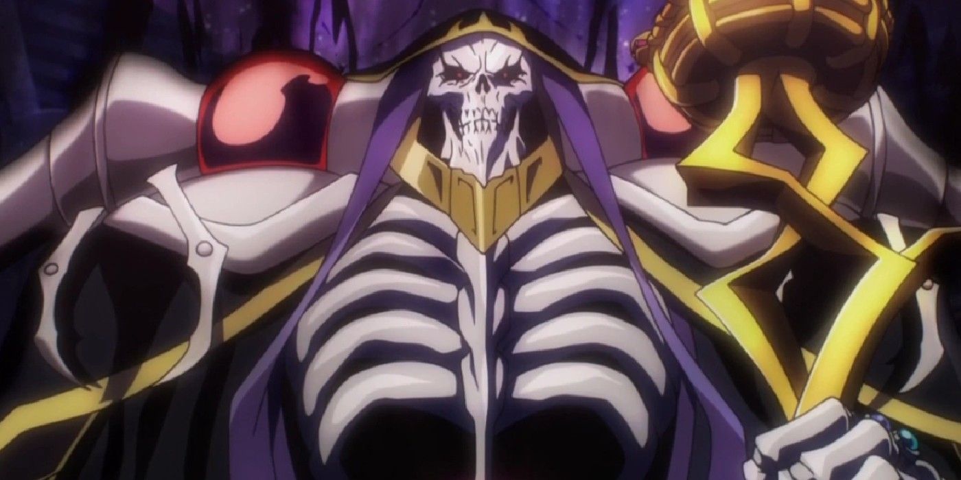 Ainz Looms Over His Subjects In Overlord