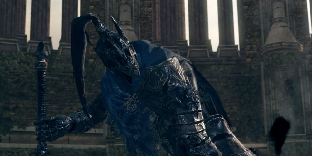 The corrupted Artorias the Abysswalker in the DLC to Dark Souls
