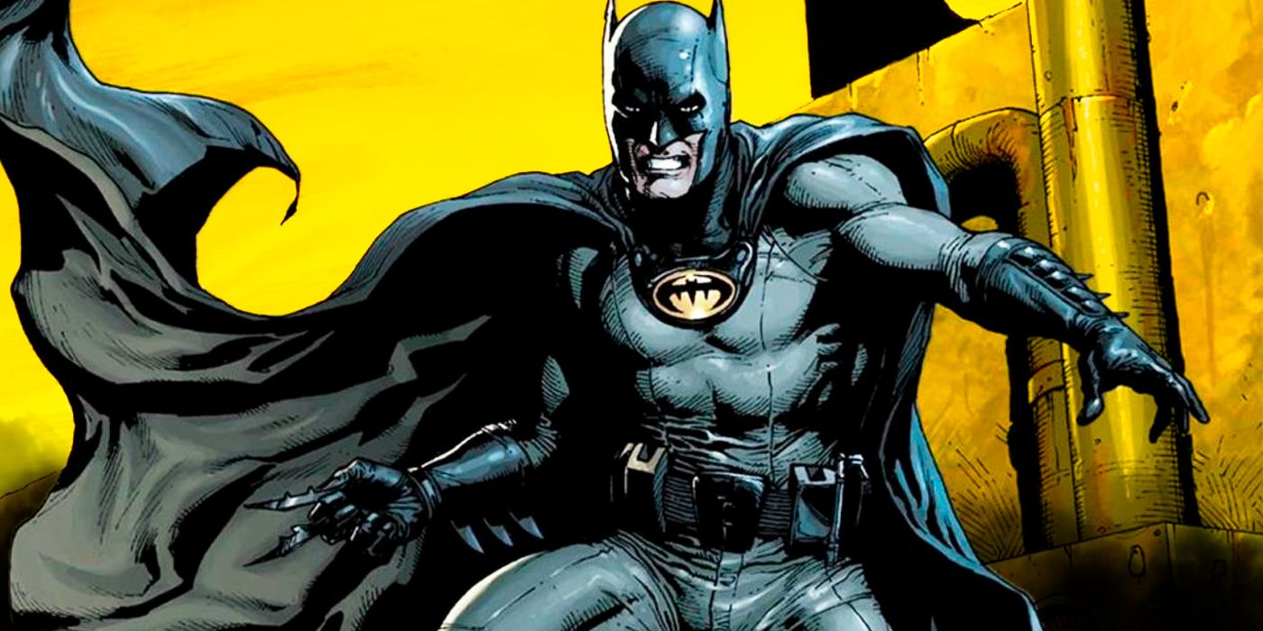 Batman prepares to throw several batarangs (Batman: Earth One).