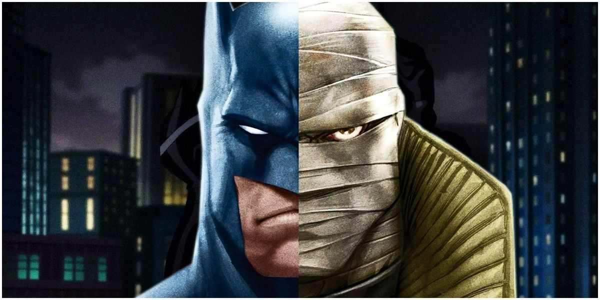 Hush and Batman as two sides of the same face in DC Comics