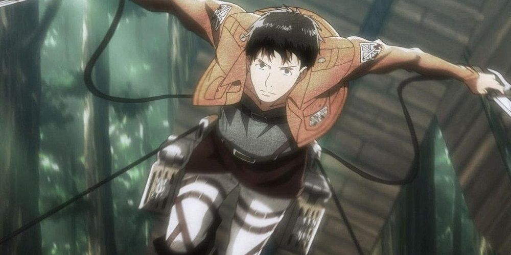 Bertholdt in the 104th Cadet Corps  in Attack On Titan.