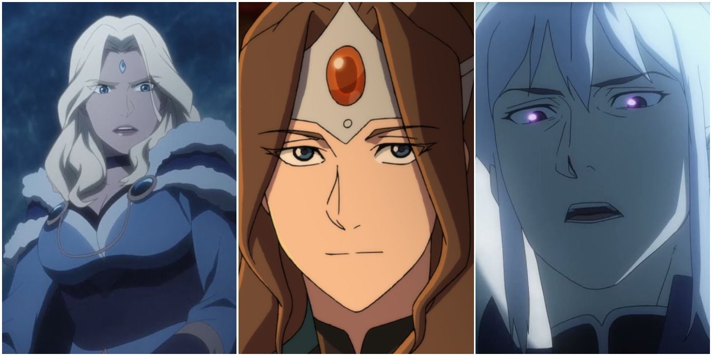Dota: Dragon's Blood best female characters Rylai, Mirana and Luna