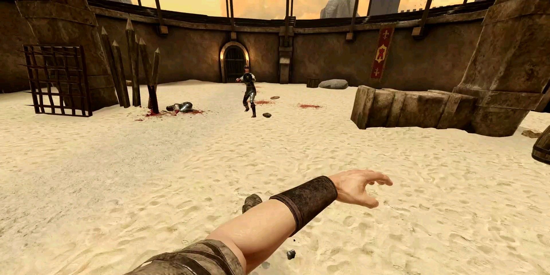 Screenshot depicting Earthebnder abilities in Blade &amp; Sorcery.