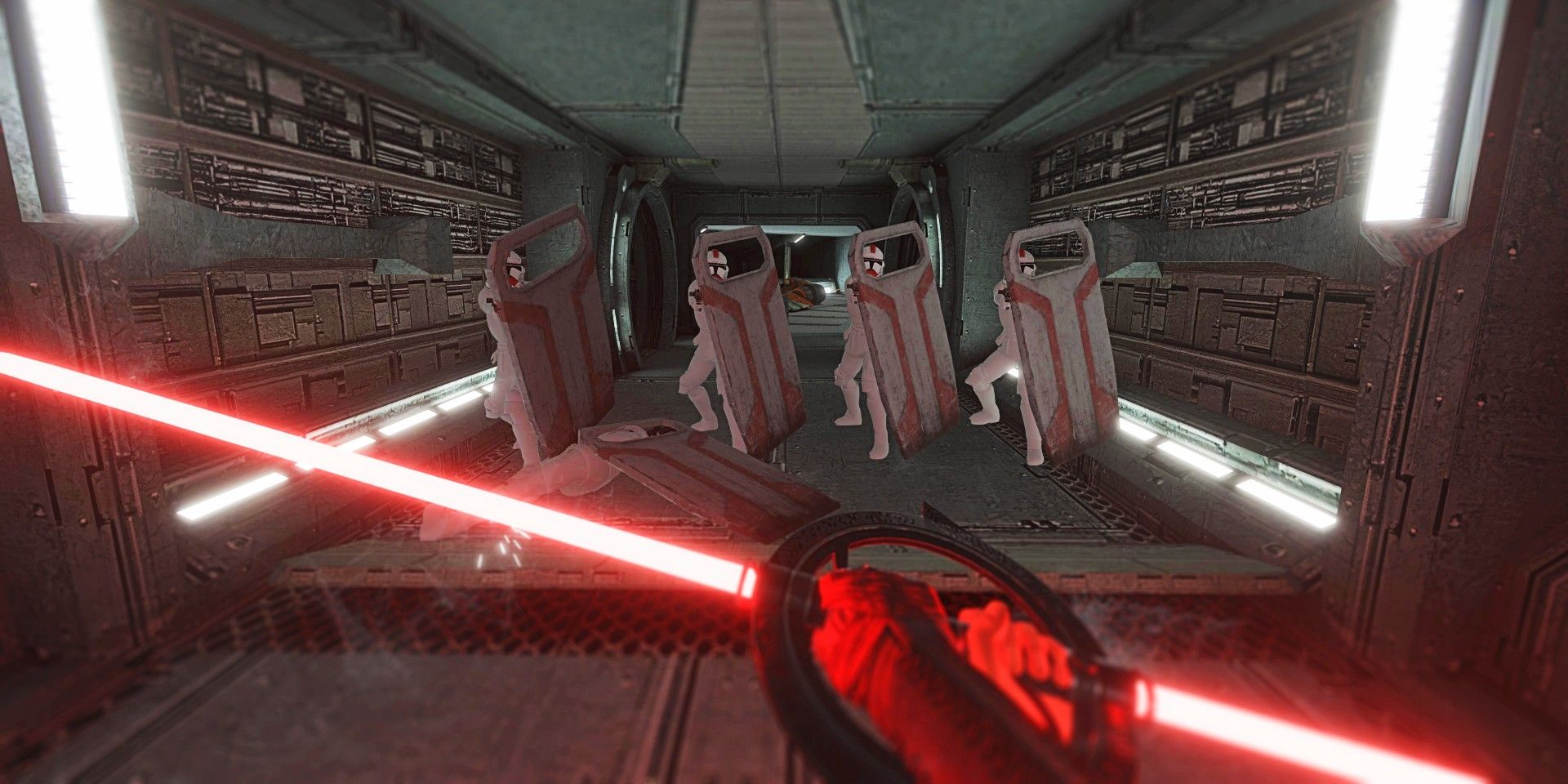 Screenshot depicting a reimagined Star Wars scene in Blade &amp; Sorcery.