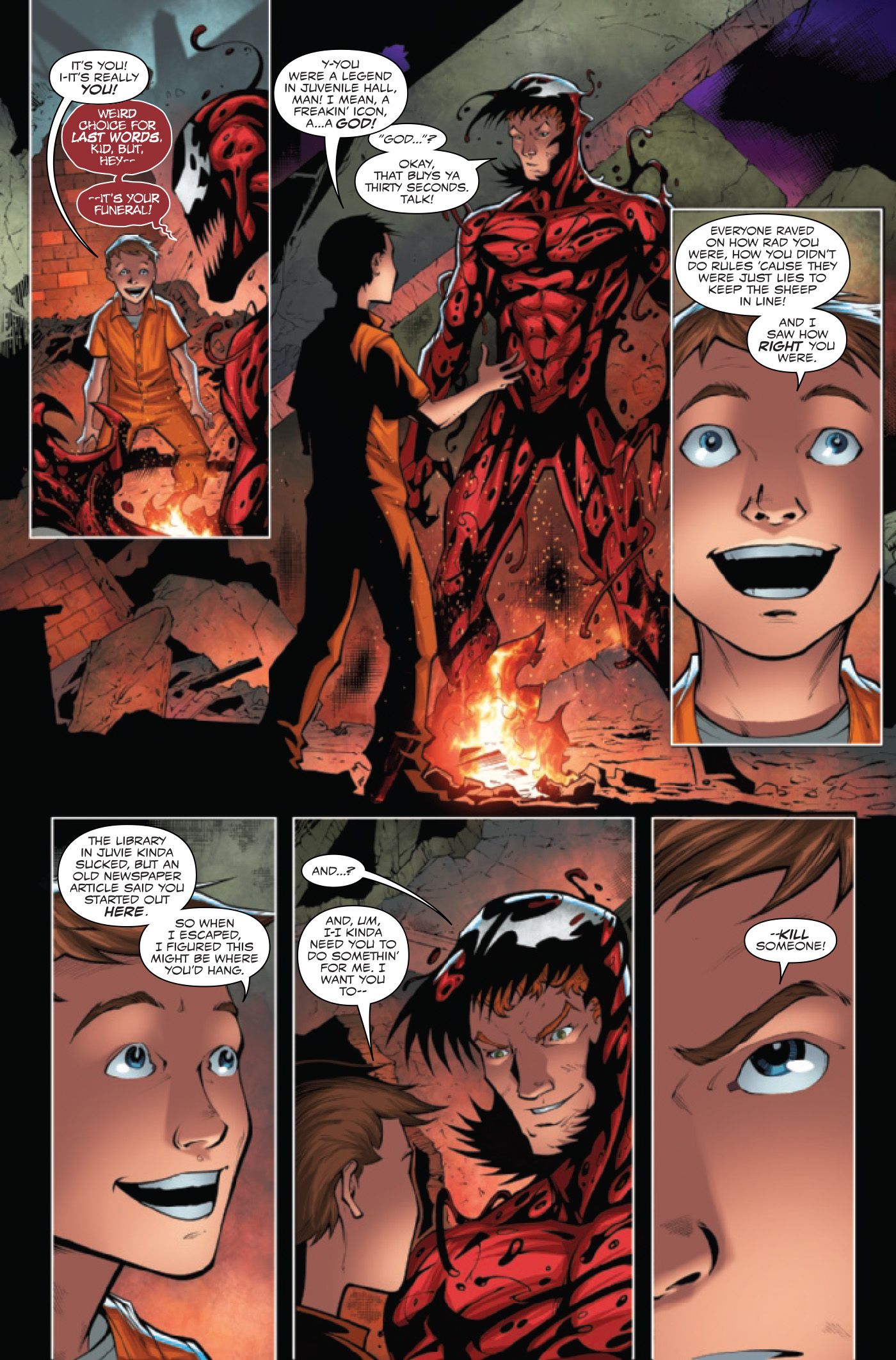 Marvel Introduces Carnage's Biggest Fan - And It's Unexpectedly Disturbing