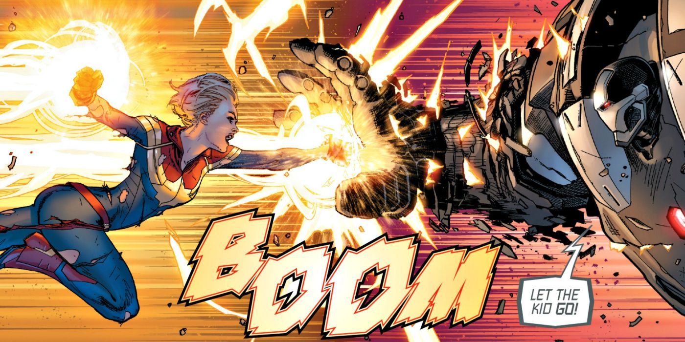 Captain Marvel Vs Iron Man Civil War II