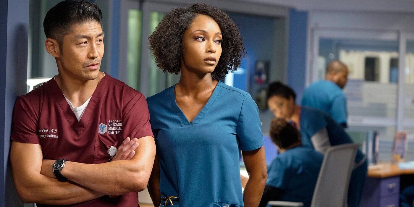 Chicago Med April and Ethan hospital