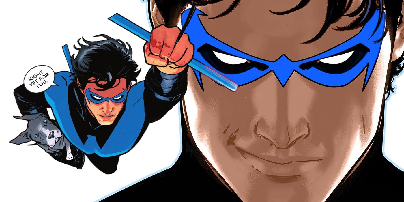 Tom Taylor gives Nightwing a pet dog