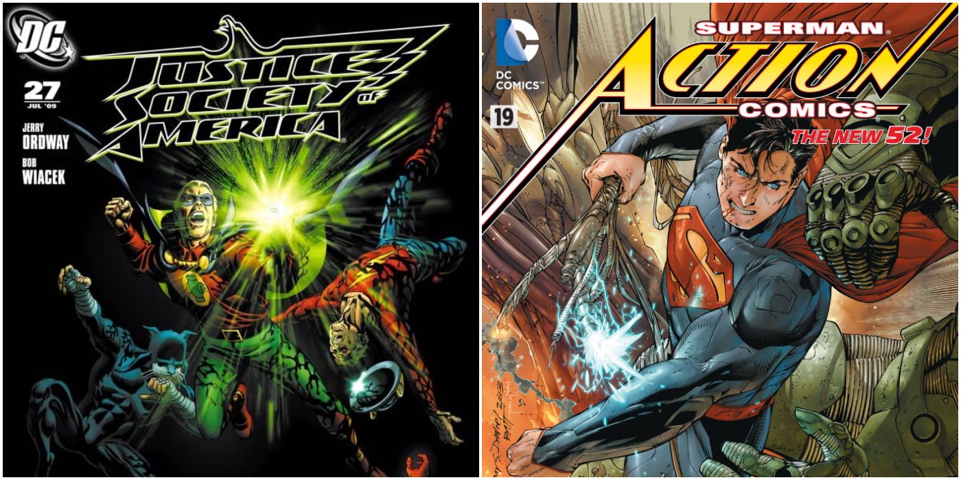 Justice Society of America and New 52 Action Comics