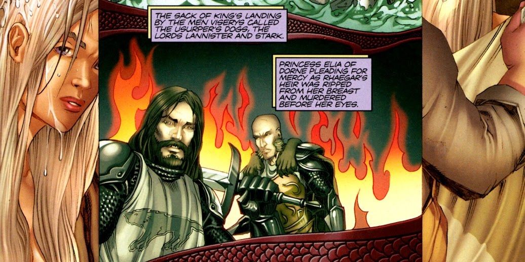 10 Original Scenes From The Game Of Thrones Comics