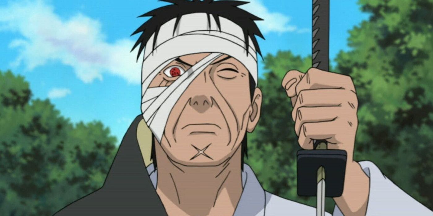 Danzo dealing with assassins in Naruto.