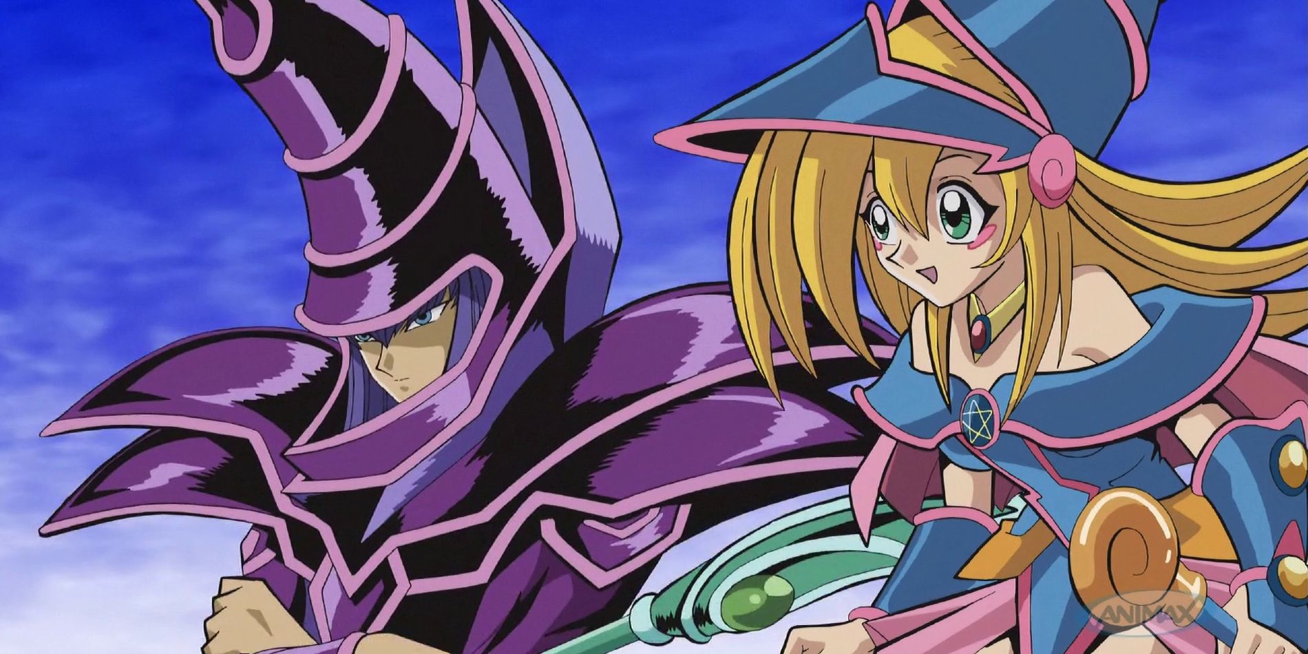 Dark Magician and Dark Magician from Yu-Gi-Oh! Pyramid of Light