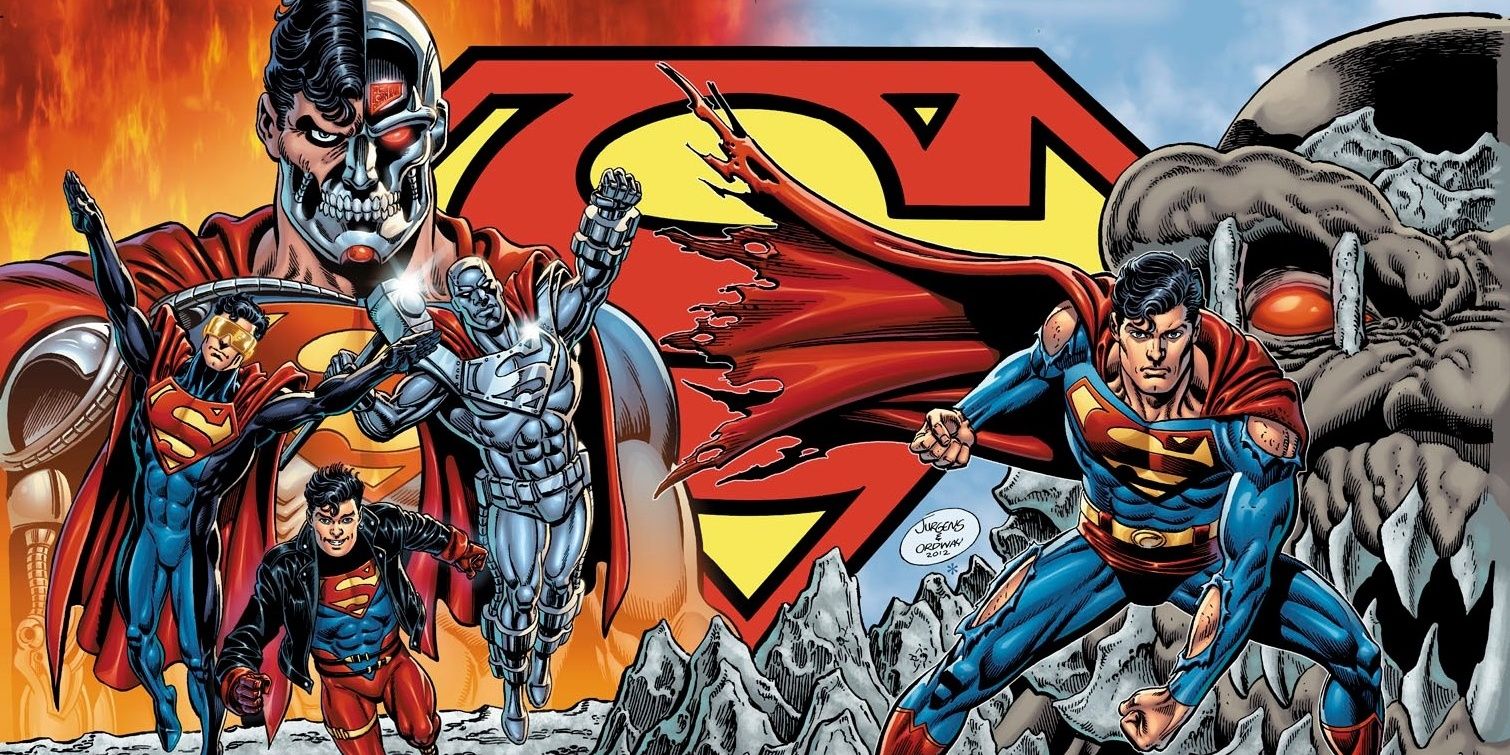Death and Return Of Superman featuring Superboy, Steel, Doomsday and more