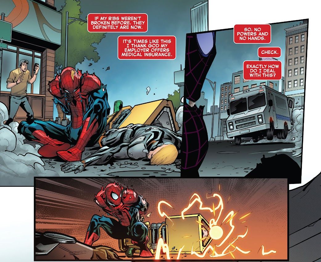 Ben Reilly escapes in Devil's Reign: Spider-Man #1 