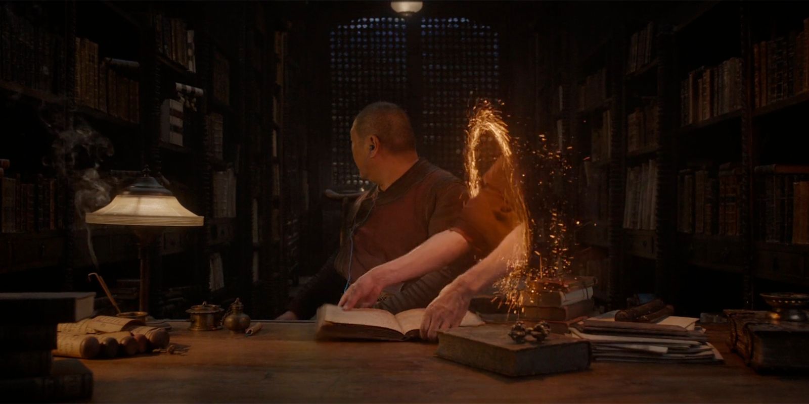 Doctor Strange Steals Book From Wong